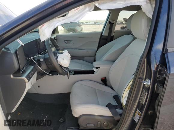 2024 Hyundai Kona SEL with VIN KM8HB3AB4RU046429, listed as a Copart auction lot 67695904 with 9,300 mi miles and Salvage Title. Bid and sale history available at carsss.com. Image 7.
