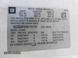 2014 Chevrolet Express Cargo Van with VIN 1GCSGAFX6E1157757, listed as a IAAI auction lot 41937846 with 231,814 mi miles. Bid and sale history available at carsss.com. Image 9.