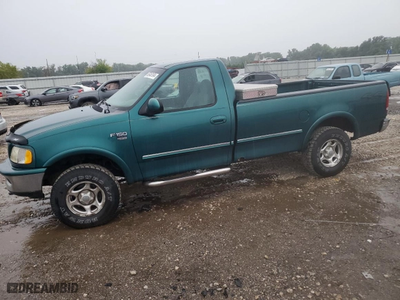 1998 Ford F-150 Standard with VIN 1FTZF18W8WKA89592, listed as a Copart auction lot 65345104 with 166,758 mi miles and Salvage Title. Bid and sale history available at carsss.com. Image 1.