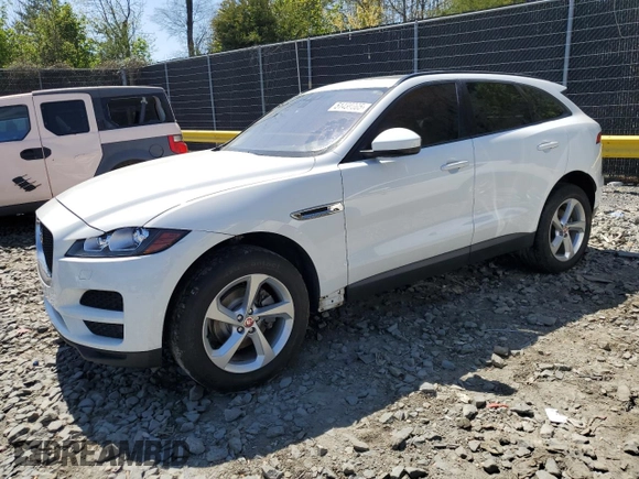 2017 Jaguar F-Pace 20d Premium with VIN SADCJ2BN2HA084928, listed as a Copart auction lot 51439805 with 105,047 mi miles and Clean Title. Bid and sale history available at DreamBid. Image 1.