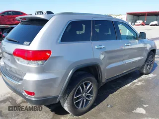 2018 Jeep Grand Cherokee Limited z VIN 1C4RJEBG5JC514356, wystawiony jako IAAI lot #41987271 z przebiegiem 110 521 mil mil oraz . Historia ofert i sprzedaży dostępna na DreamBid. Obrazek 4.