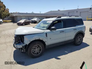2024 Ford Bronco Sport Big Bend z VIN 3FMCR9B62RRE19193, wystawiony jako Copart lot #55790275 z przebiegiem 11 103 mil mil oraz Szkoda całkowita • Salvage title. Historia ofert i sprzedaży dostępna na DreamBid. Obrazek 1.