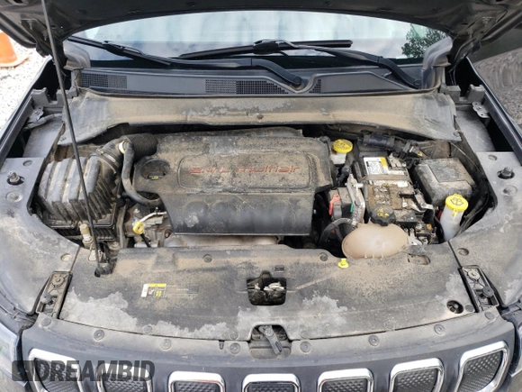 2022 Jeep Compass Latitude Lux with VIN 3C4NJDFB1NT191778, listed as a Copart auction lot 61020475 with 150,559 mi miles and Salvage title. Bid and sale history available at DreamBid. Image 12.