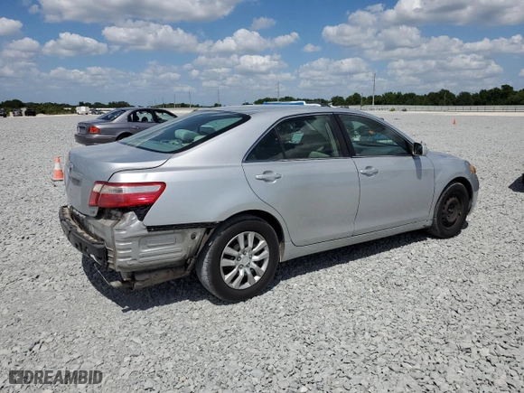 2007 Toyota Camry CE with VIN 4T1BE46K57U120935, listed as a Copart auction lot 51800015 with 154,930 mi miles and Salvage Title. Bid and sale history available at carsss.com. Image 3.