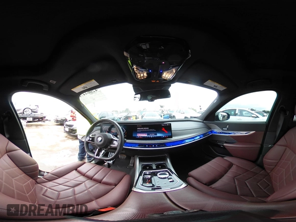 2024 BMW 7 Series 740i with VIN WBA23EH01RCP35452, listed as a IAAI auction lot 42064471 with 13,657 mi miles and . Bid and sale history available at DreamBid. Image 20.