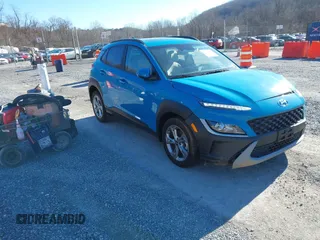 2023 Hyundai Kona SEL with VIN KM8K3CAB0PU961794, listed as a IAAI auction lot 41071018 with 8,988 mi miles and . Bid and sale history available at DreamBid. Image 1.