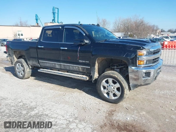 2019 Chevrolet Silverado 2500HD LTZ with VIN 1GC1KTEY4KF185765, listed as a IAAI auction lot 41488686 with 161,727 mi miles. Bid and sale history available at carsss.com. Image 1.
