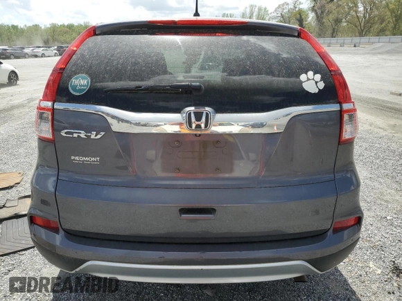 2015 Honda CR-V EX with VIN 5J6RM3H57FL012144, listed as a Copart auction lot 51909435 with 211,524 mi miles and Salvage Title. Bid and sale history available at carsss.com. Image 6.