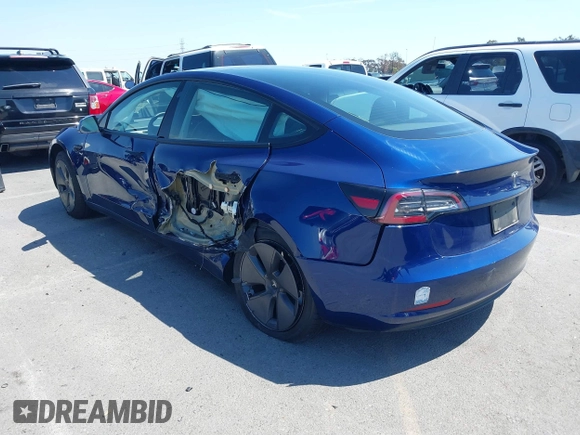 2023 Tesla Model 3 with VIN 5YJ3E1EA1PF431190, listed as a IAAI auction lot 41980007 with 26,164 mi miles and . Bid and sale history available at DreamBid. Image 3.