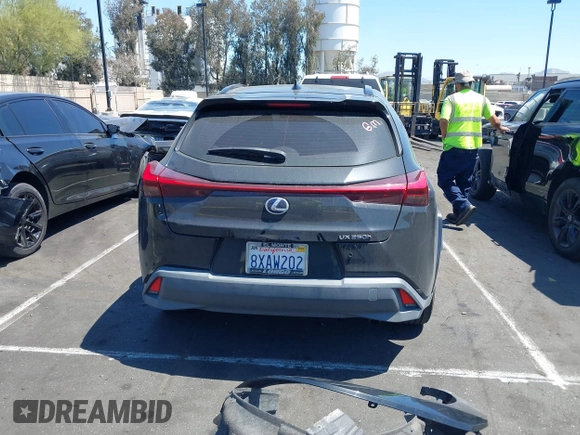 2021 Lexus UX 250h z VIN JTHP9JBH2M2048461, wystawiony jako IAAI lot #42017871 z przebiegiem 56 537 mil mil oraz . Historia ofert i sprzedaży dostępna na DreamBid. Obrazek 17.
