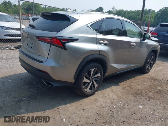 2019 Lexus NX 300 with VIN JTJBARBZ7K2194049, listed as a IAAI auction lot 42429377 with 23,450 mi miles and . Bid and sale history available at DreamBid. Image 4.