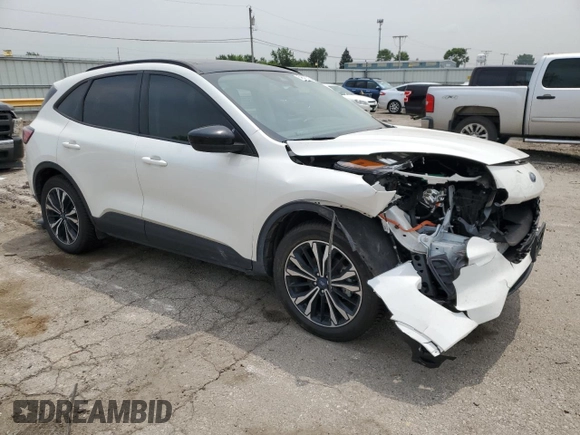 2021 Ford Escape SE Hybrid with VIN 1FMCU9BZ1MUB21115, listed as a Copart auction lot 60220795 with 73,083 mi miles and Salvage title. Bid and sale history available at DreamBid. Image 4.
