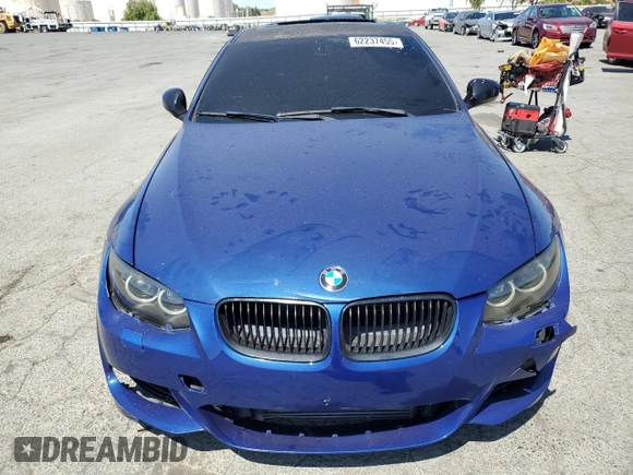 2011 BMW 3 Series 335is with VIN WBAKG1C54BE362868, listed as a Copart auction lot 62237455 with Not provided miles and Non repairable. Bid and sale history available at DreamBid. Image 5.