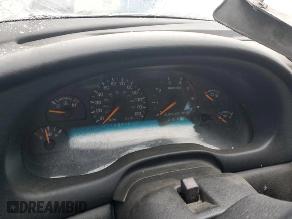 1997 Ford Mustang with VIN 1FALP4049VF136060, listed as a Copart auction lot 85389824 with 0 mi miles and Salvage Title. Bid and sale history available at carsss.com. Image 9.