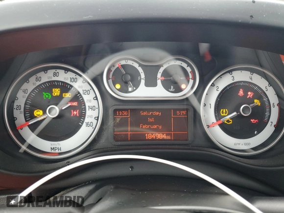 2014 FIAT 500L Trekking with VIN ZFBCFADH5EZ004813, listed as a Copart auction lot 43283495 with 184,984 mi miles and Clean Title. Bid and sale history available at DreamBid. Image 9.
