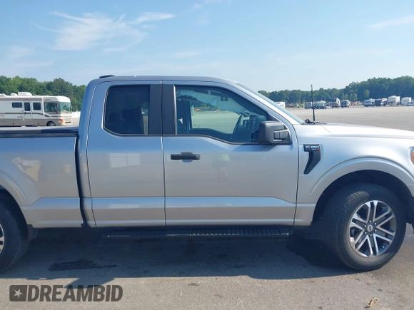 2022 Ford F-150 XL with VIN 1FTEX1EP3NFA65331, listed as a IAAI auction lot 42601392 with 21,187 mi miles and . Bid and sale history available at DreamBid. Image 14.