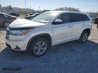 2016 Toyota Highlander LE Plus with VIN 5TDZKRFH8GS182394, listed as a Copart auction lot 49523485 with 74,792 mi miles and Salvage Title. Bid and sale history available at carsss.com. Image 1.