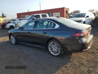2024 BMW 5 Series 530i with VIN WBA43FJ08RCS33708, listed as a Copart auction lot 44821475 with 6,292 mi miles and Clean Title. Bid and sale history available at carsss.com. Image 2.