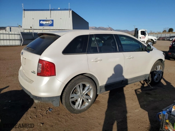 2012 Ford Edge SEL with VIN 2FMDK3J9XCBA51935, listed as a Copart auction lot 46537355 with 208,165 mi miles and Salvage Title. Bid and sale history available at carsss.com. Image 3.