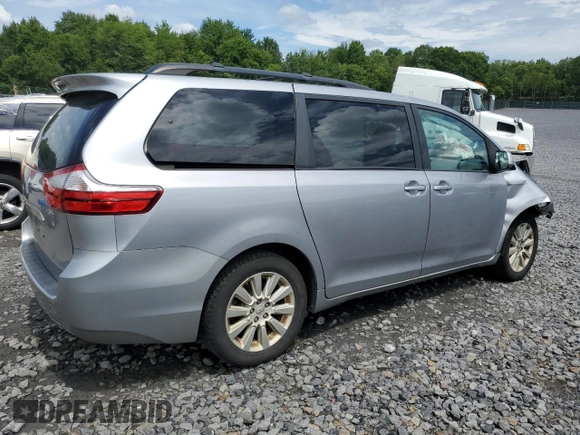 2015 Toyota Sienna LE with VIN 5TDJK3DC8FS104777, listed as a Copart auction lot 63440925 with 195,962 mi miles and Salvage title. Bid and sale history available at DreamBid. Image 3.