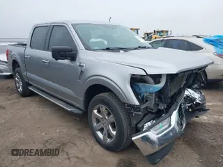 2022 Ford F-150 XL with VIN 1FTFW1E53NKD55940, listed as a IAAI auction lot 41589677 with 22,878 mi miles. Bid and sale history available at carsss.com. Image 1.
