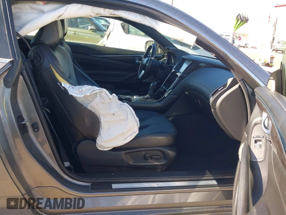 2017 Infiniti Q60 Premium z VIN JN1EV7EL1HM550673, wystawiony jako IAAI lot #42136390 z przebiegiem 32 063 mil mil oraz . Historia ofert i sprzedaży dostępna na DreamBid. Obrazek 5.