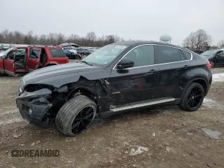 2013 BMW X6 xDrive50i with VIN 5UXFG8C50DL591381, listed as a Copart auction lot 44576325 with 126,348 mi miles and Salvage Title. Bid and sale history available at carsss.com. Image 1.
