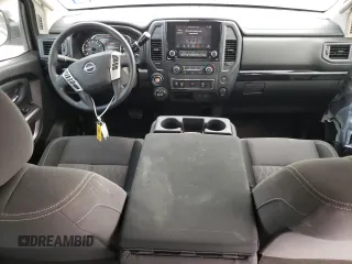 2024 Nissan Titan SV with VIN 1N6AA1EC6RN100286, listed as a Copart auction lot 78082024 with 24,336 mi miles and Salvage title. Bid and sale history available at DreamBid. Image 8.