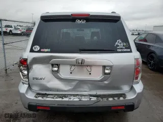 2006 Honda Pilot EX-L with RES with VIN 5FNYF28636B026253, listed as a Copart auction lot 46027275 with 357,422 mi miles and Salvage Title. Bid and sale history available at carsss.com. Image 6.