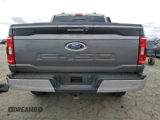 2023 Ford F-150 XL with VIN 1FTFW1ED3PFD31351, listed as a Copart auction lot 53432125 with 9,949 mi miles and Salvage Title. Bid and sale history available at carsss.com. Image 6.