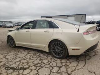 2014 Lincoln MKZ Hybrid with VIN 3LN6L2LU4ER808818, listed as a Copart auction lot 57411395 with 95,775 mi miles and Salvage title. Bid and sale history available at DreamBid. Image 2.