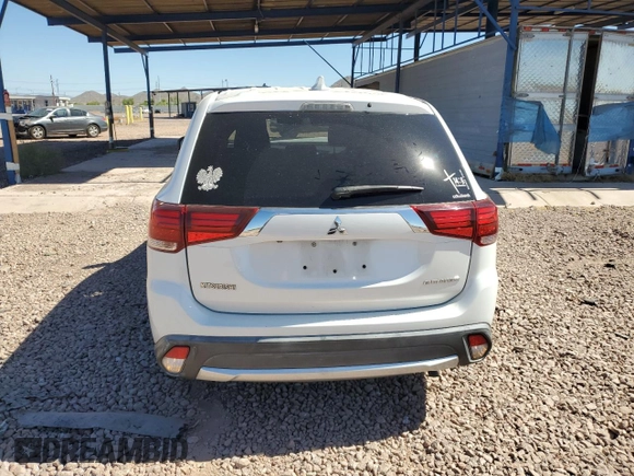 2018 Mitsubishi Outlander ES with VIN JA4AD2A36JZ021942, listed as a Copart auction lot 62025915 with 92,995 mi miles and Salvage title. Bid and sale history available at DreamBid. Image 6.