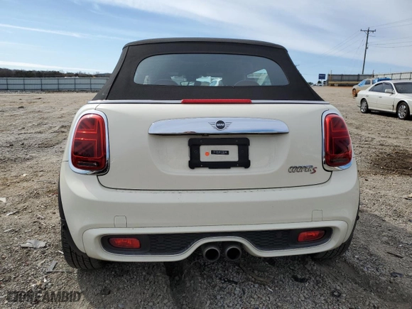 2019 MINI Convertible Cooper S with VIN WMWWG9C51K3E39856, listed as a Copart auction lot 50125435 with 41,040 mi miles and Salvage Title. Bid and sale history available at carsss.com. Image 6.