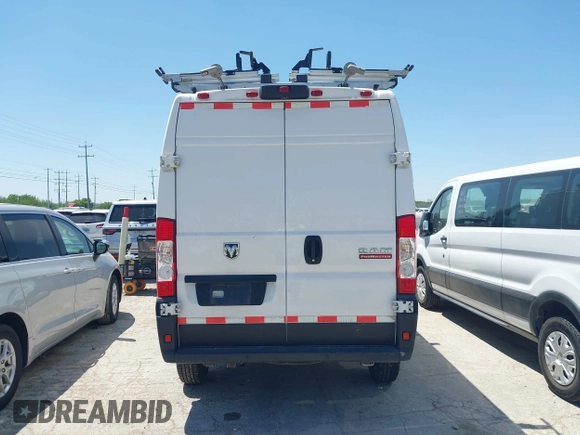 2021 Ram ProMaster Cargo with VIN 3C6LRVBG9ME560727, listed as a IAAI auction lot 41962893 with 110,477 mi miles. Bid and sale history available at carsss.com. Image 16.