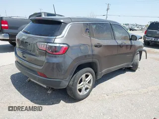 2023 Jeep Compass Sport with VIN 3C4NJDANXPT571285, listed as a IAAI auction lot 42314882 with 17,957 mi miles and . Bid and sale history available at DreamBid. Image 4.