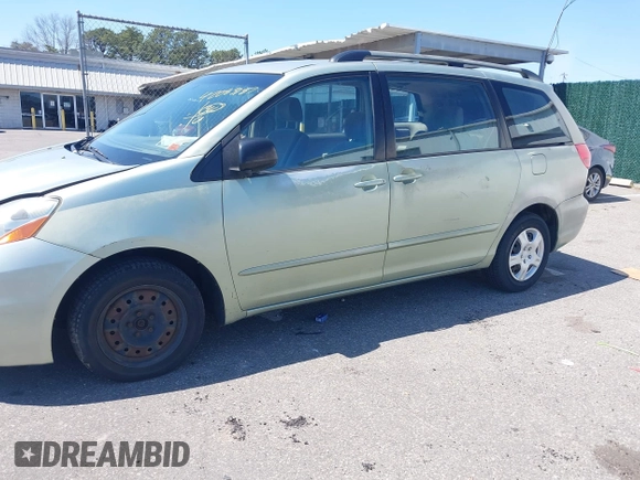2006 Toyota Sienna CE with VIN 5TDZA23C36S497492, listed as a IAAI auction lot 42083187 with 169,514 mi miles. Bid and sale history available at carsss.com. Image 6.