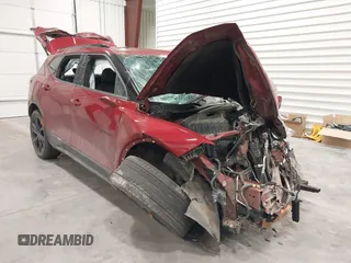 2019 Chevrolet Blazer RS with VIN 3GNKBJRS0KS585100, listed as a IAAI auction lot 41323943 with Not provided miles and . Bid and sale history available at DreamBid. Image 1.