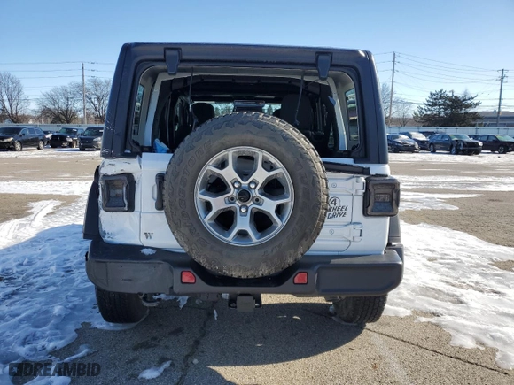 2024 Jeep Wrangler Sport S with VIN 1C4PJXDG1RW284860, listed as a Copart auction lot 84163654 with 1,542 mi miles and Salvage Title. Bid and sale history available at carsss.com. Image 6.