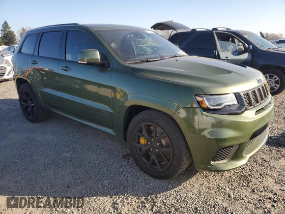 2021 Jeep Grand Cherokee Trackhawk with VIN 1C4RJFN91MC819067, listed as a Copart auction lot 42975965 with 36,986 mi miles and Clean title. Bid and sale history available at DreamBid. Image 4.