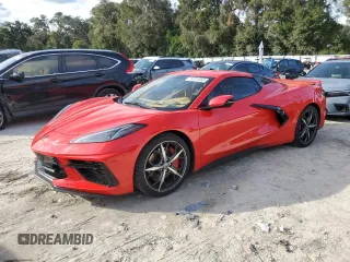 2021 Chevrolet Corvette 3LT with VIN 1G1YC3D49M5122768, listed as a Copart auction lot 79731353 with 5,666 mi miles. Bid and sale history available at carsss.com. Image 1.