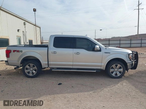 2018 Ford F-150 XL with VIN 1FTEW1E54JFC43582, listed as a IAAI auction lot 41810585 with 189,863 mi miles. Bid and sale history available at carsss.com. Image 13.