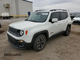 2018 Jeep Renegade Altitude with VIN ZACCJABB1JPJ47063, listed as a Copart auction lot 58846445 with 45,738 mi miles and Salvage title. Bid and sale history available at DreamBid. Image 1.