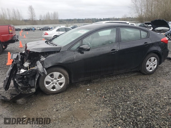 2016 Kia Forte LX with VIN KNAFX4A64G5608646, listed as a Copart auction lot 50835035 with 69,858 mi miles and Salvage Title. Bid and sale history available at carsss.com. Image 1.