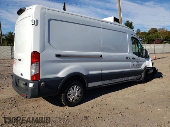 2018 Ford Transit z VIN 1FTYR2CMXJKA73854, wystawiony jako Copart lot #81051414 z przebiegiem Nie podano mil oraz Szkody całkowita. Historia ofert i sprzedaży dostępna na DreamBid. Obrazek 3.