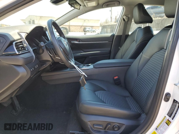 2023 Toyota Camry SE with VIN 4T1G11AKXPU815080, listed as a Copart auction lot 53675035 with 27,634 mi miles and Salvage Title. Bid and sale history available at DreamBid. Image 7.