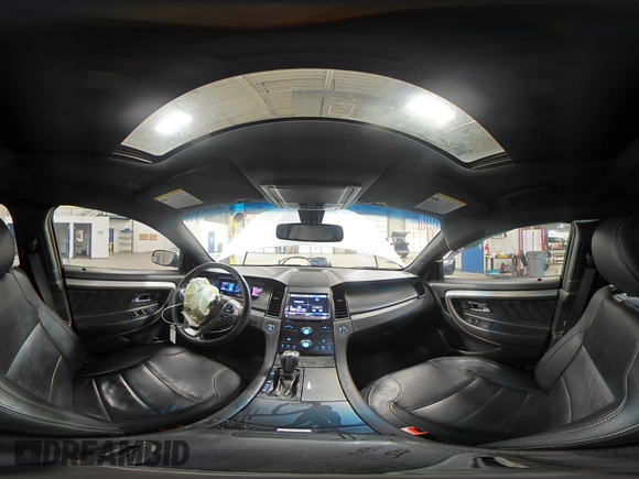 2015 Ford Taurus SEL z VIN 1FAHP2E85FG177576, wystawiony jako Copart lot #54739595 z przebiegiem 89 156 mil mil oraz Szkoda całkowita • Salvage title. Historia ofert i sprzedaży dostępna na DreamBid. Obrazek 14.