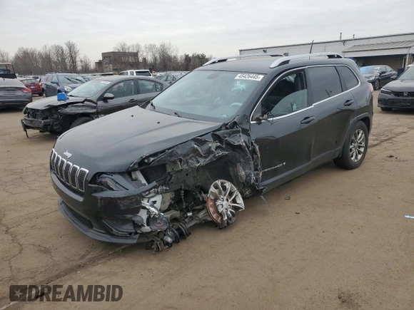 2020 Jeep Cherokee Latitude Plus with VIN 1C4PJMLB0LD545502, listed as a Copart auction lot 45426445 with 139,852 mi miles and Salvage Title. Bid and sale history available at DreamBid. Image 1.