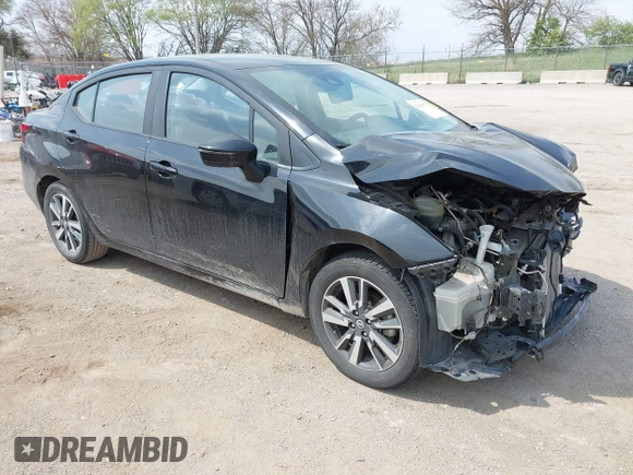 2021 Nissan Versa SV with VIN 3N1CN8EV3ML851240, listed as a IAAI auction lot 42100132 with 81,210 mi miles and . Bid and sale history available at DreamBid. Image 1.