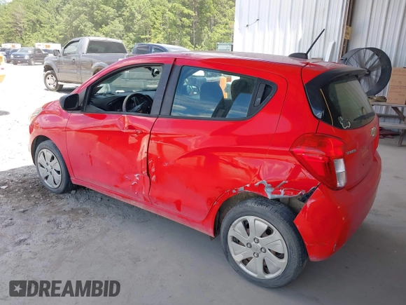 2016 Chevrolet Spark LS with VIN KL8CB6SA6GC588083, listed as a IAAI auction lot 40064066 with 123,217 mi miles. Bid and sale history available at carsss.com. Image 3.