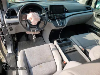 2019 Honda Odyssey EX with VIN 5FNRL6H58KB013889, listed as a Copart auction lot 57077025 with 126,467 mi miles and Salvage title. Bid and sale history available at DreamBid. Image 8.
